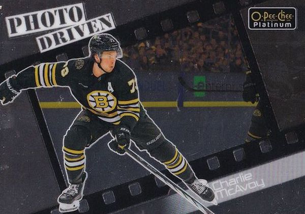 insert karta CHARLIE McAVOY 23-24 OPC Platinum Photo Driven číslo PD-13